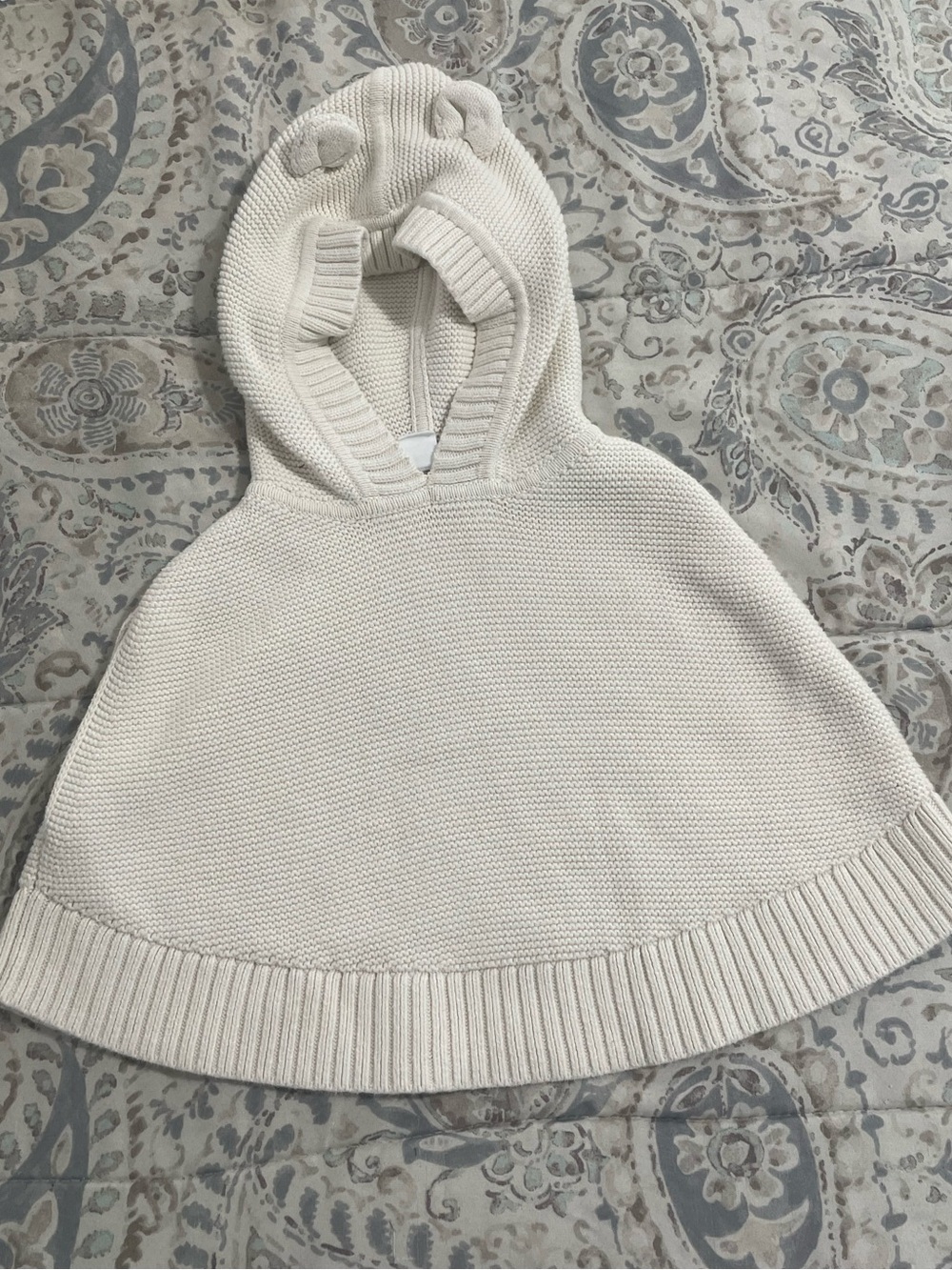 Baby GAP Cream Poncho